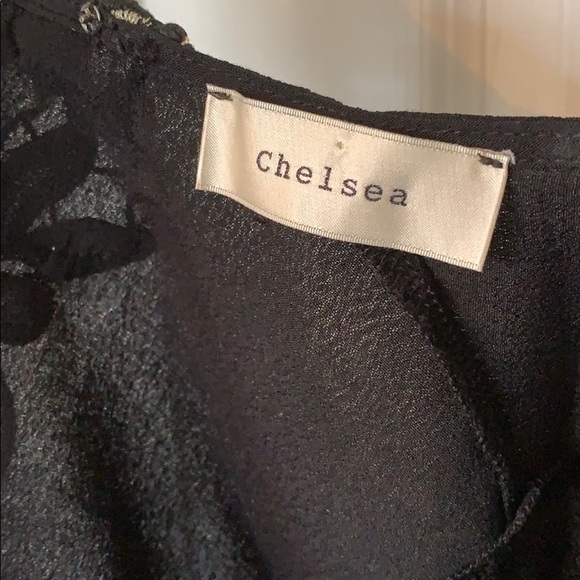 Honey cropped black & gold blouse - Picture 4 of 5